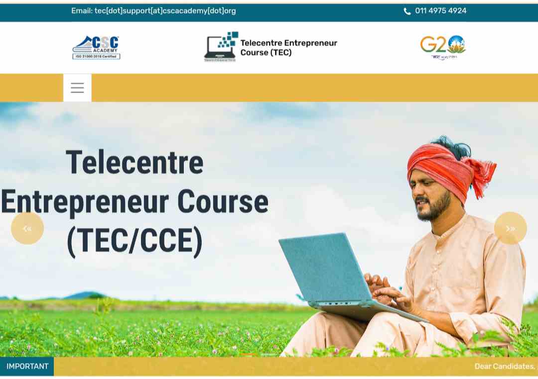 TEC Certificate