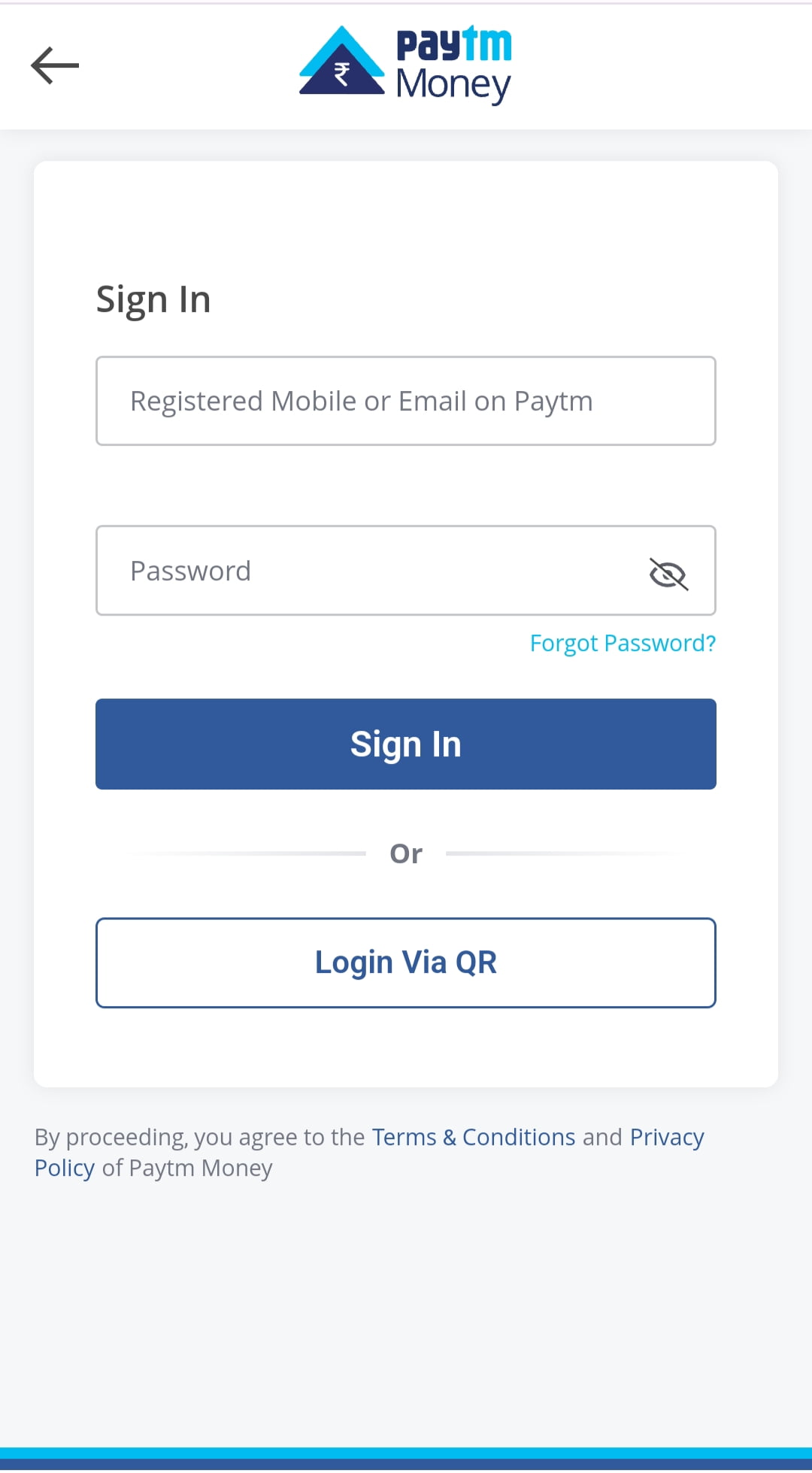 Paytm Money App