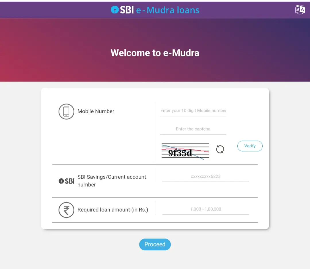 sbi mudra loan apply online