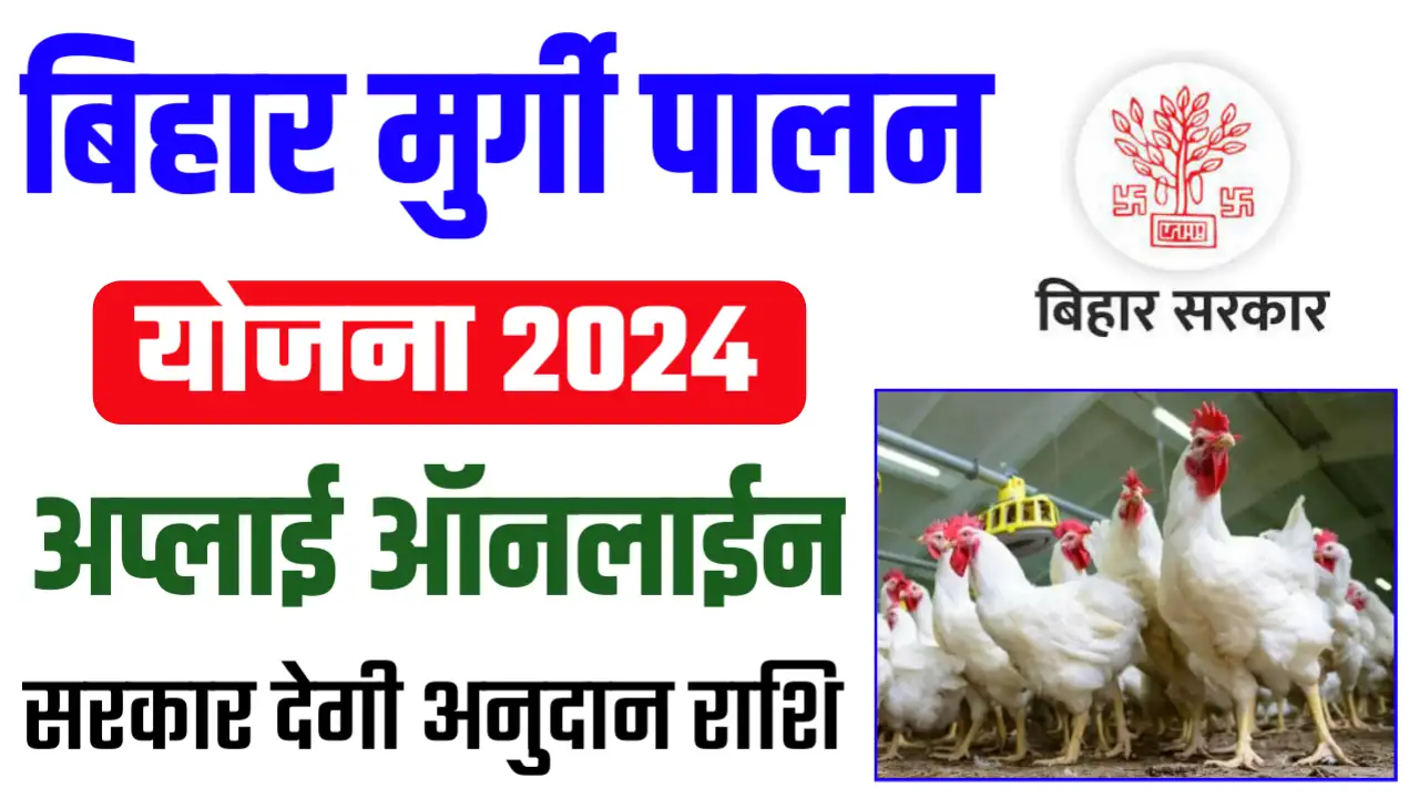 Bihar Murgi Palan Yojana Apply 2024 बिहार मुर्गी पालन योजना ऑनलाईन अप्लाई 2024 The Update Pro 